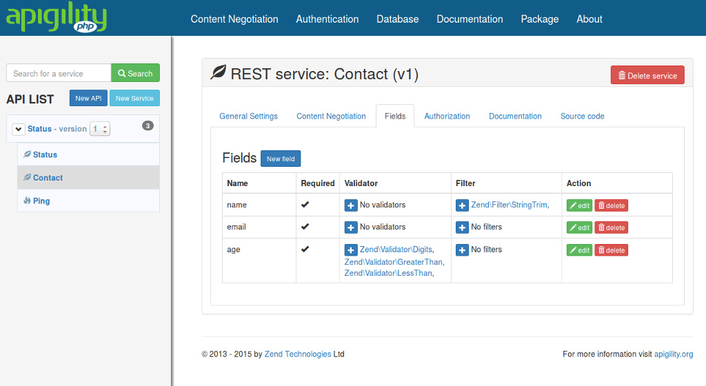 Content Validation Multiple Validators