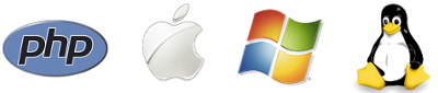 PHP, Mac, Windows, GNU/Linux PHP, Mac, Windows, GNU/Linux